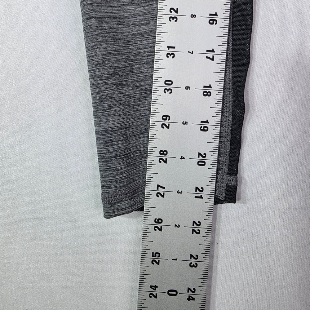 NEW Nike Pro Dri-FIT Womens Training Crop Leggings Grey Black XS - Picture 5 of 11